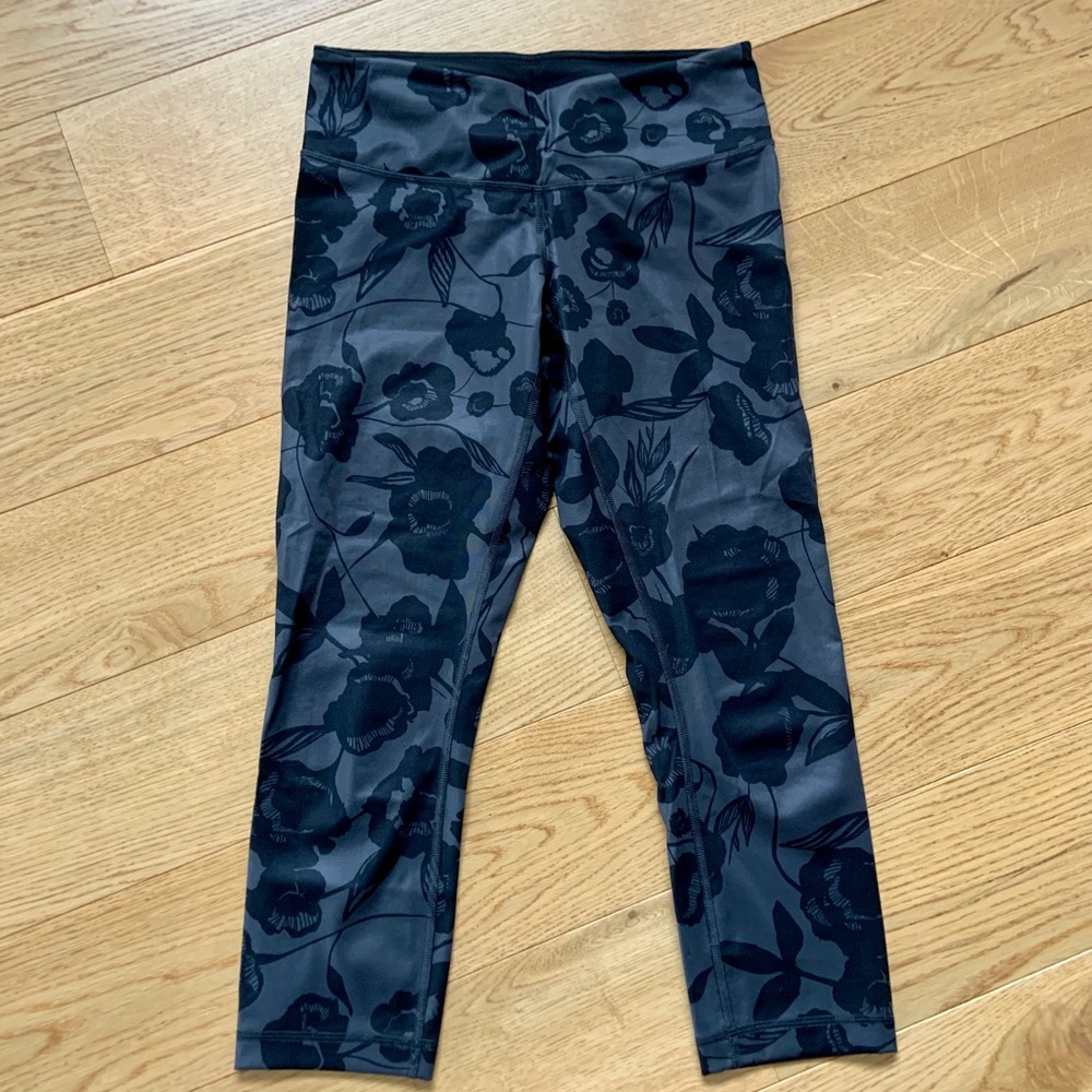 Lululemon Crop Leggings Floral Print